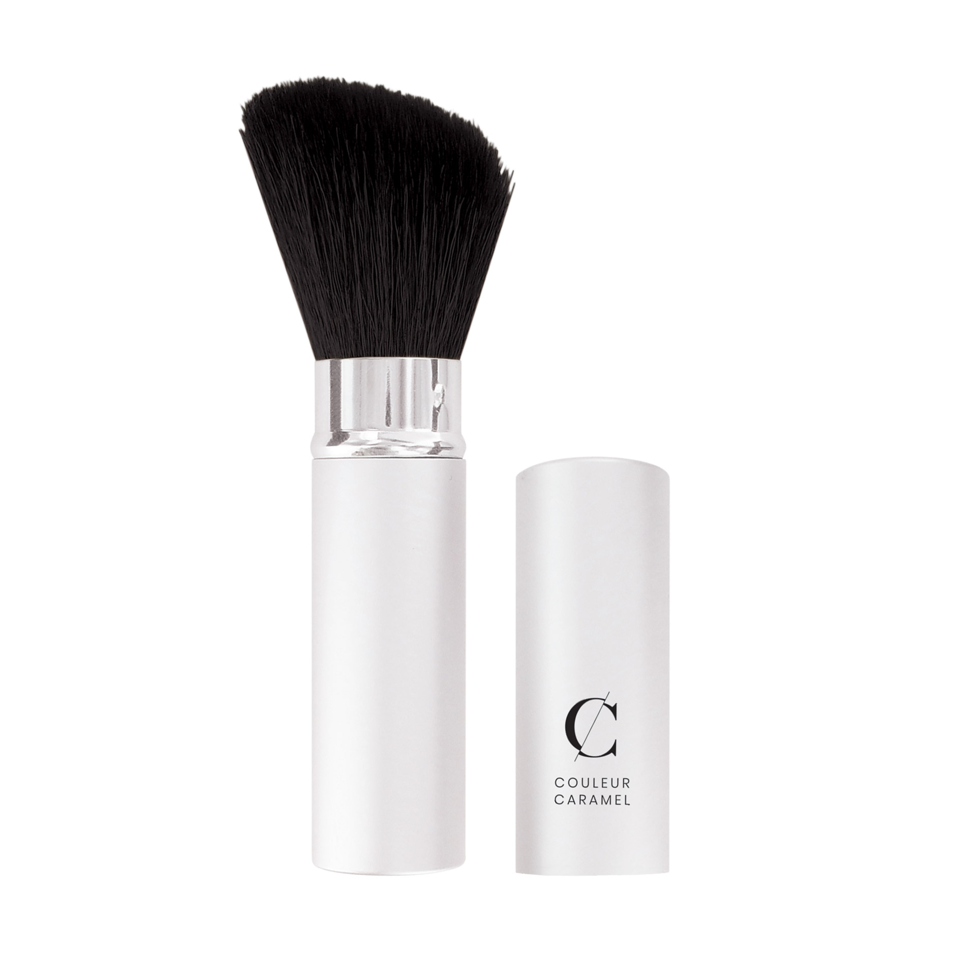 Пензель для пудри та рум'ян висувний Couleur Caramel Retractable Powder / Blush Brush 3